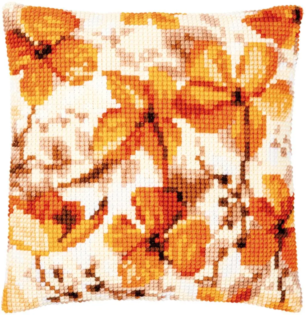 PN-0166239 Набір для вишивання хрестом (подушка) Vervaco Autumn seeds Осіннє насіння