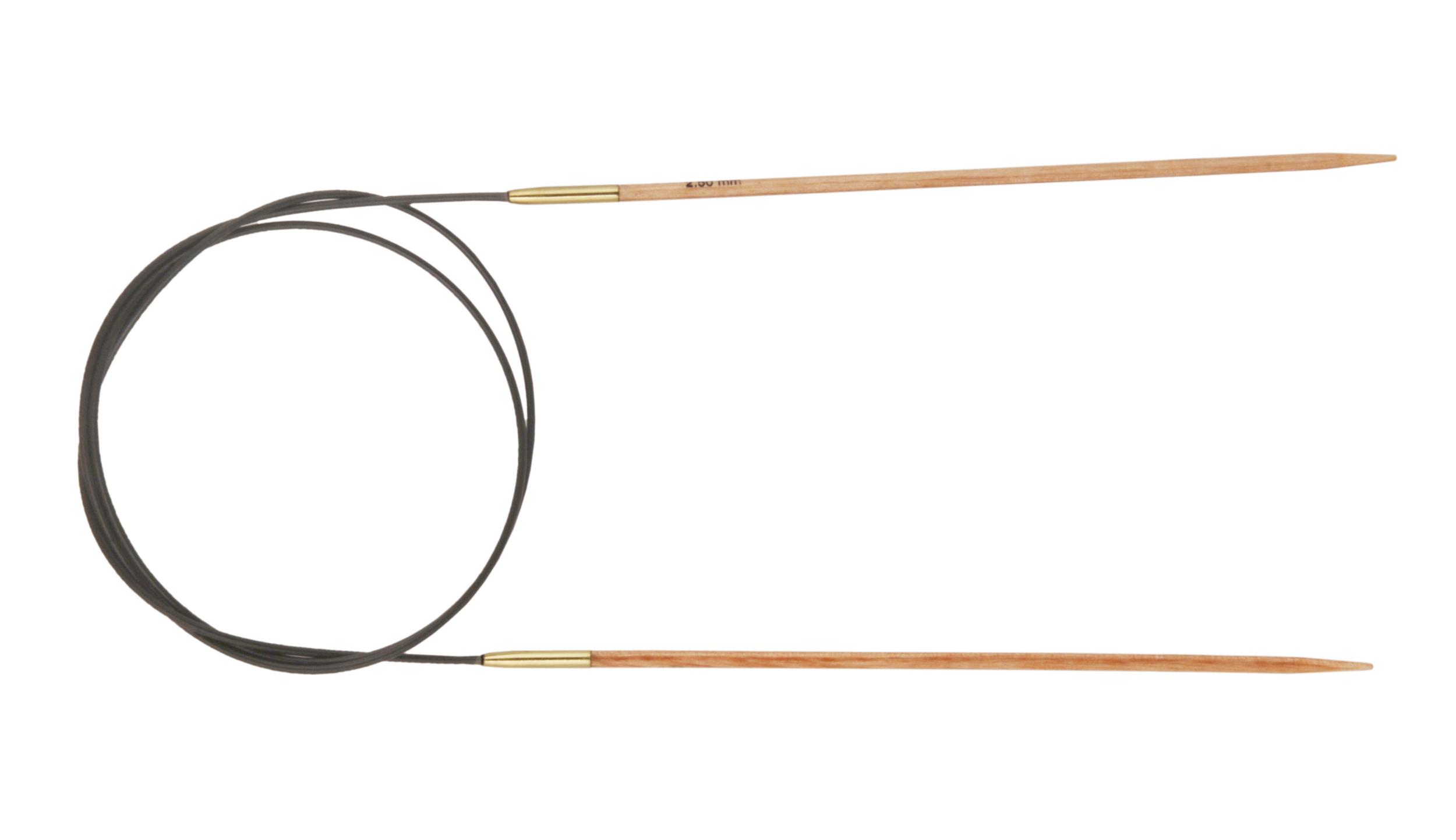 35379 Спиці кругові Basix Birch Wood KnitPro, 80 см, 2.75 мм