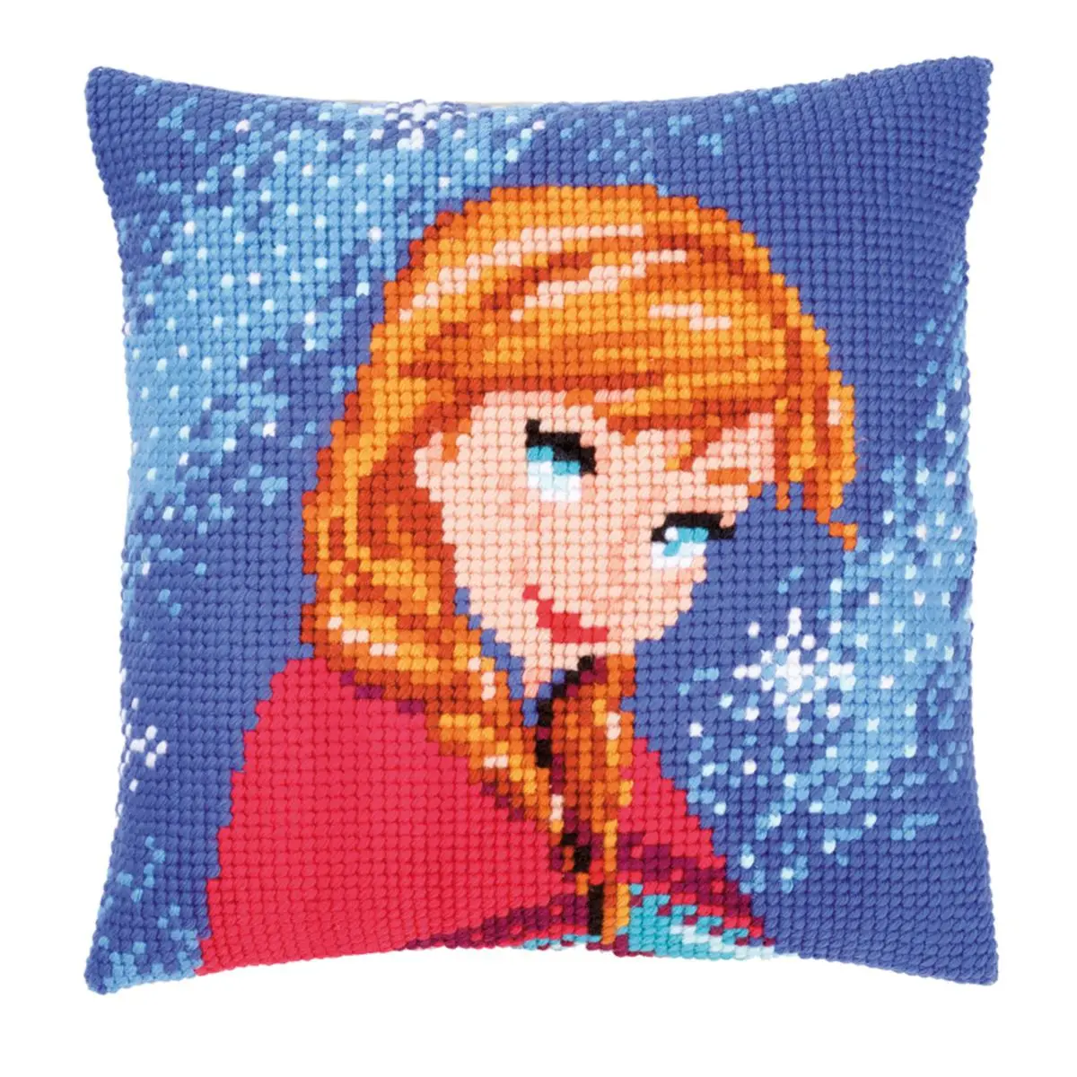 PN-0165923 Набір для вишивання хрестом (подушка) Vervaco Disney Frozen Anna