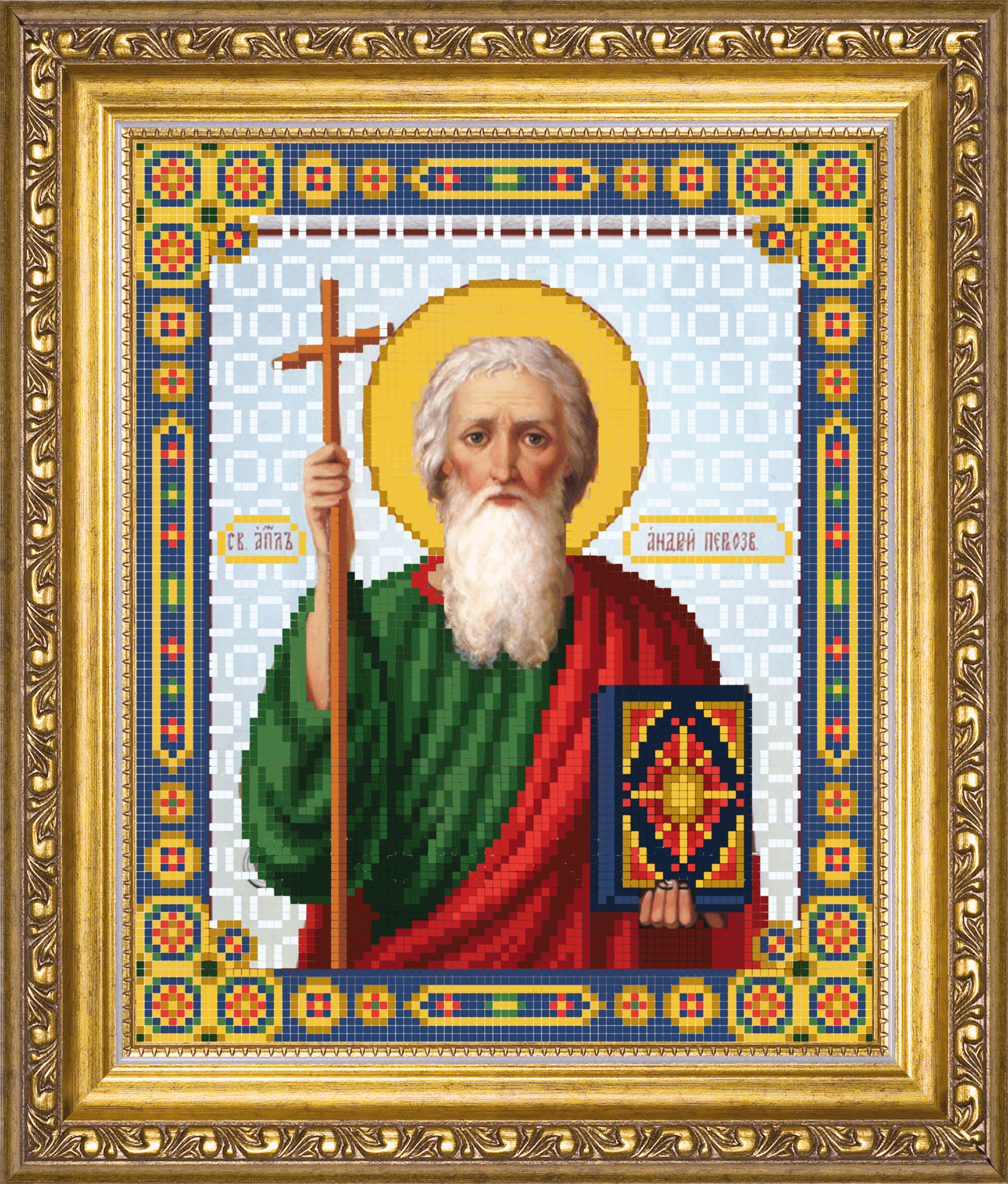 СБІ-1002 Схема для вишивання бісером Ікона апостола Андрія Первозваного