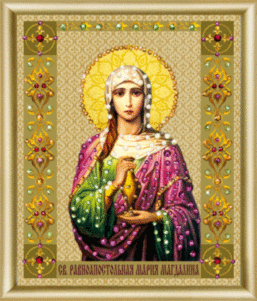 Набір картина стразами Чарівна Мить КС-115 Ікона святої равноапостольної Марії-Магдалини
