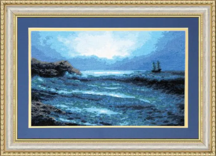 Набір для вишивання хрестиком Чарівна Мить №380 Синє море