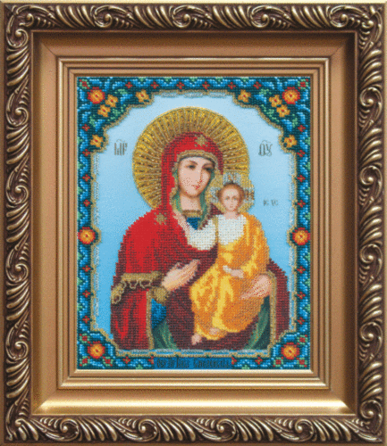 Набір для вишивання бісером Чарівна Мить Б-1022 Ікона Божої Матері Смоленська