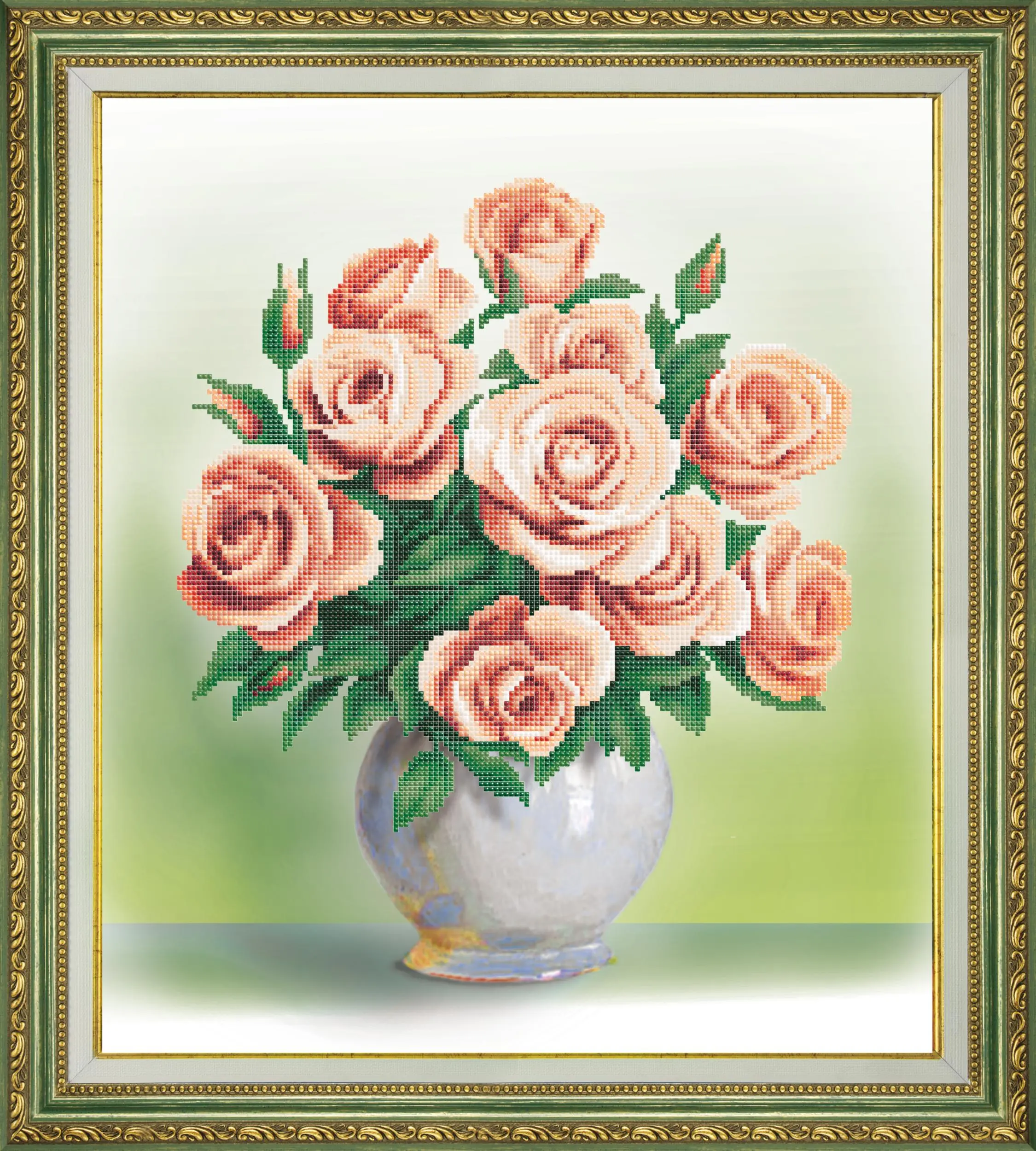 Набір для вишивання бісером Чарівна Мить Б-761 Кремові троянди