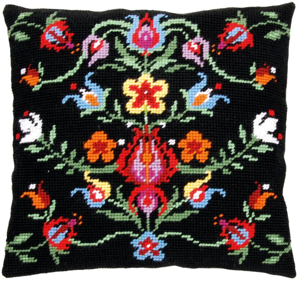 PN-0168251 Набір для вишивання подушки (гобелен) Vervaco Folklore