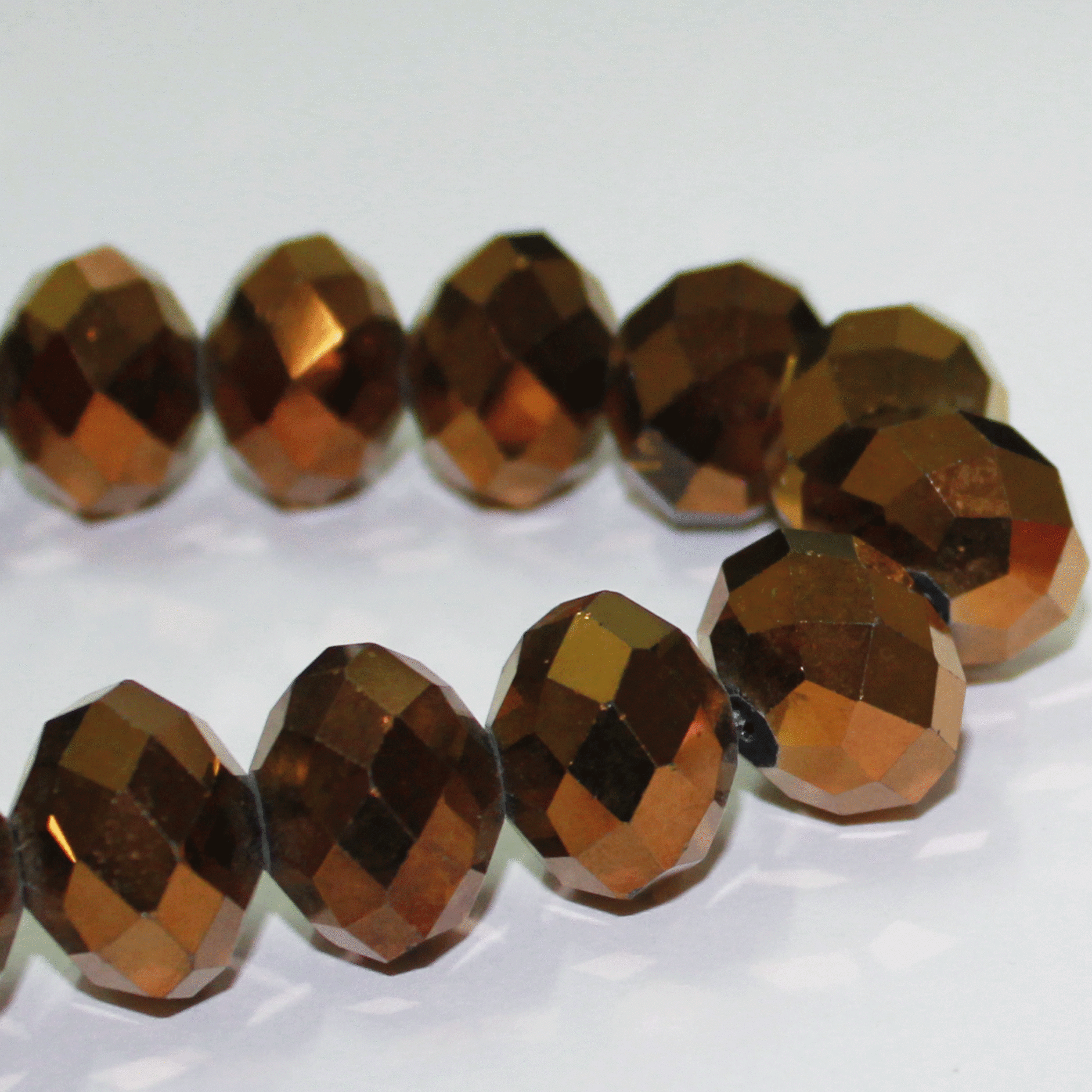 11318  COPPER/нитка Crystal Art намистини