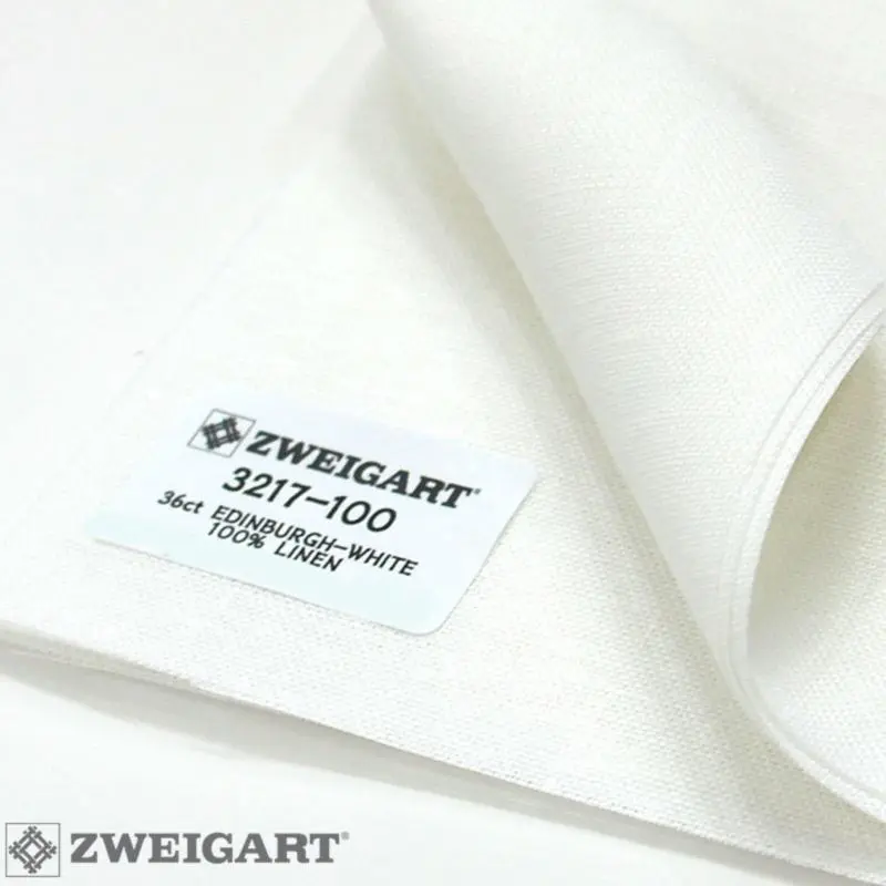 3217/100 Edinburgt 36 (36*46см) білий Zweigart