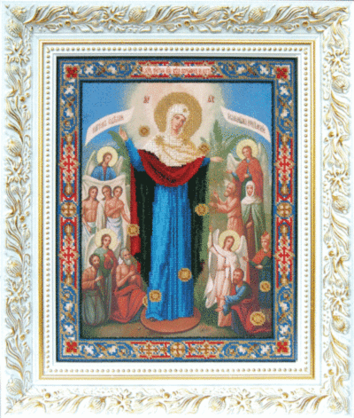Набір для вишивання бісером Чарівна Мить Б-1103 Ікона Божої Матері Усіх скорботних Радість