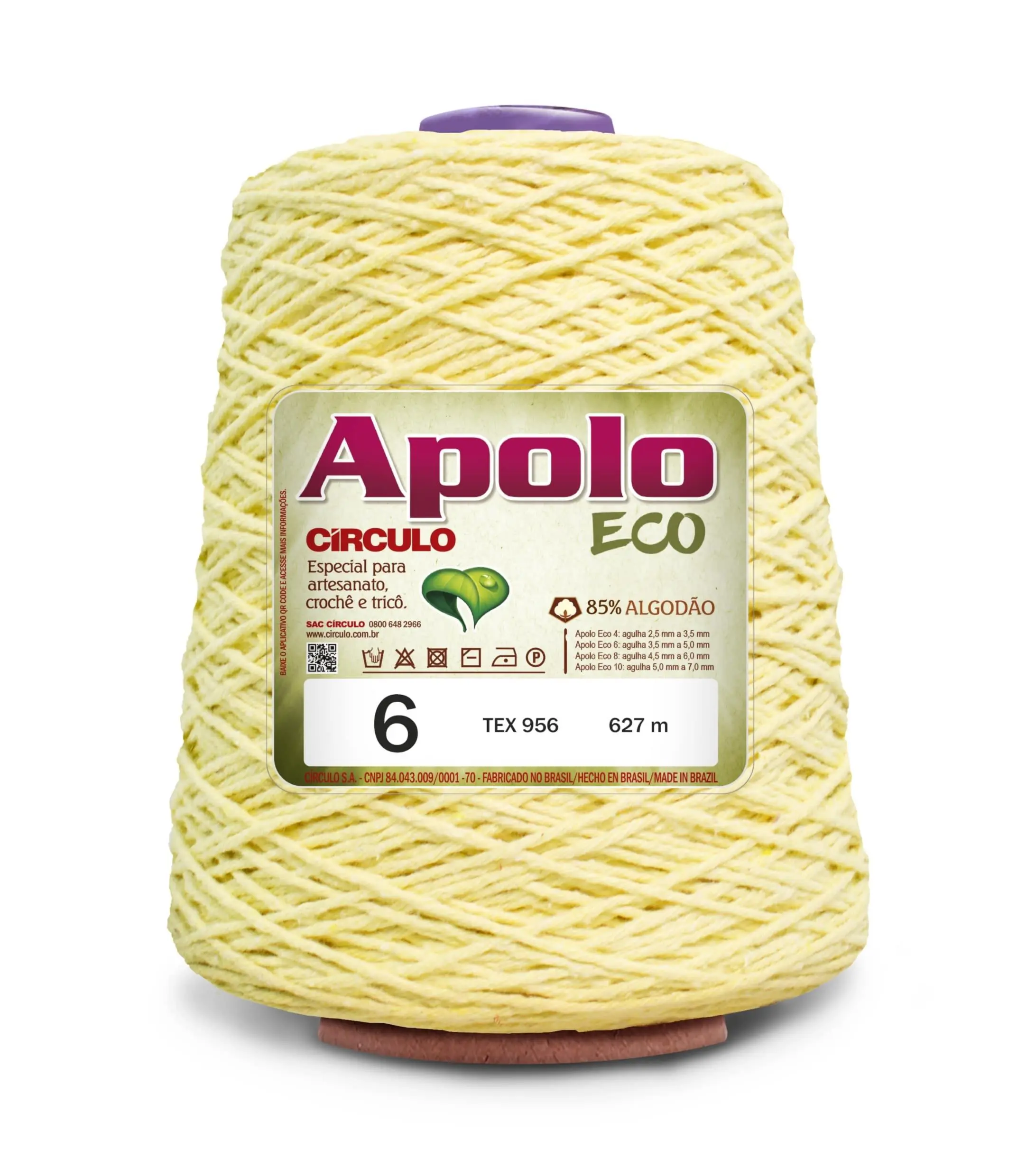 1074 APOLO ECO 6 (85% бавовна, 15% волокна, 600гр, 627м 1шт)