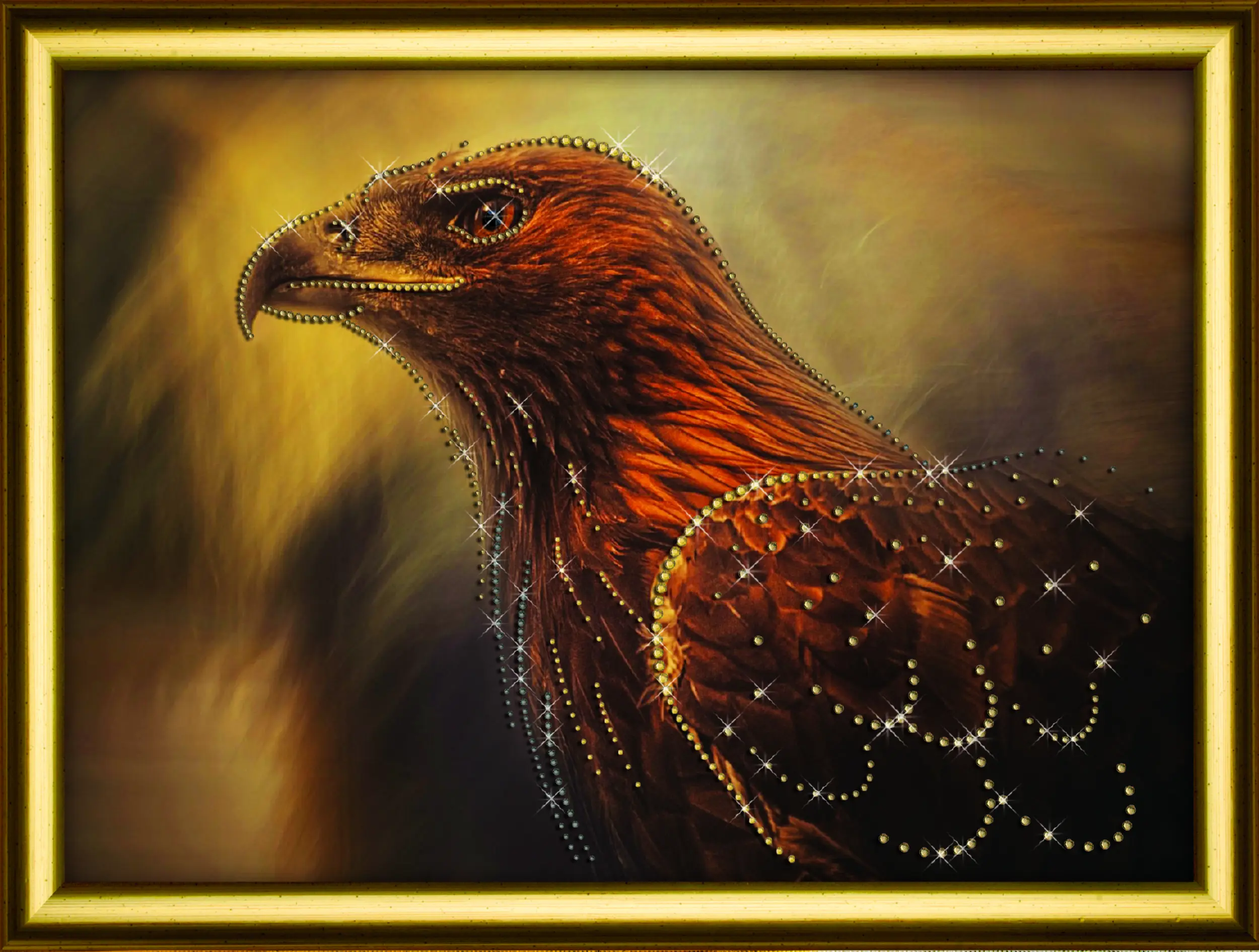 Набір картина стразами Crystal Art КС-1072 Зірка птиця