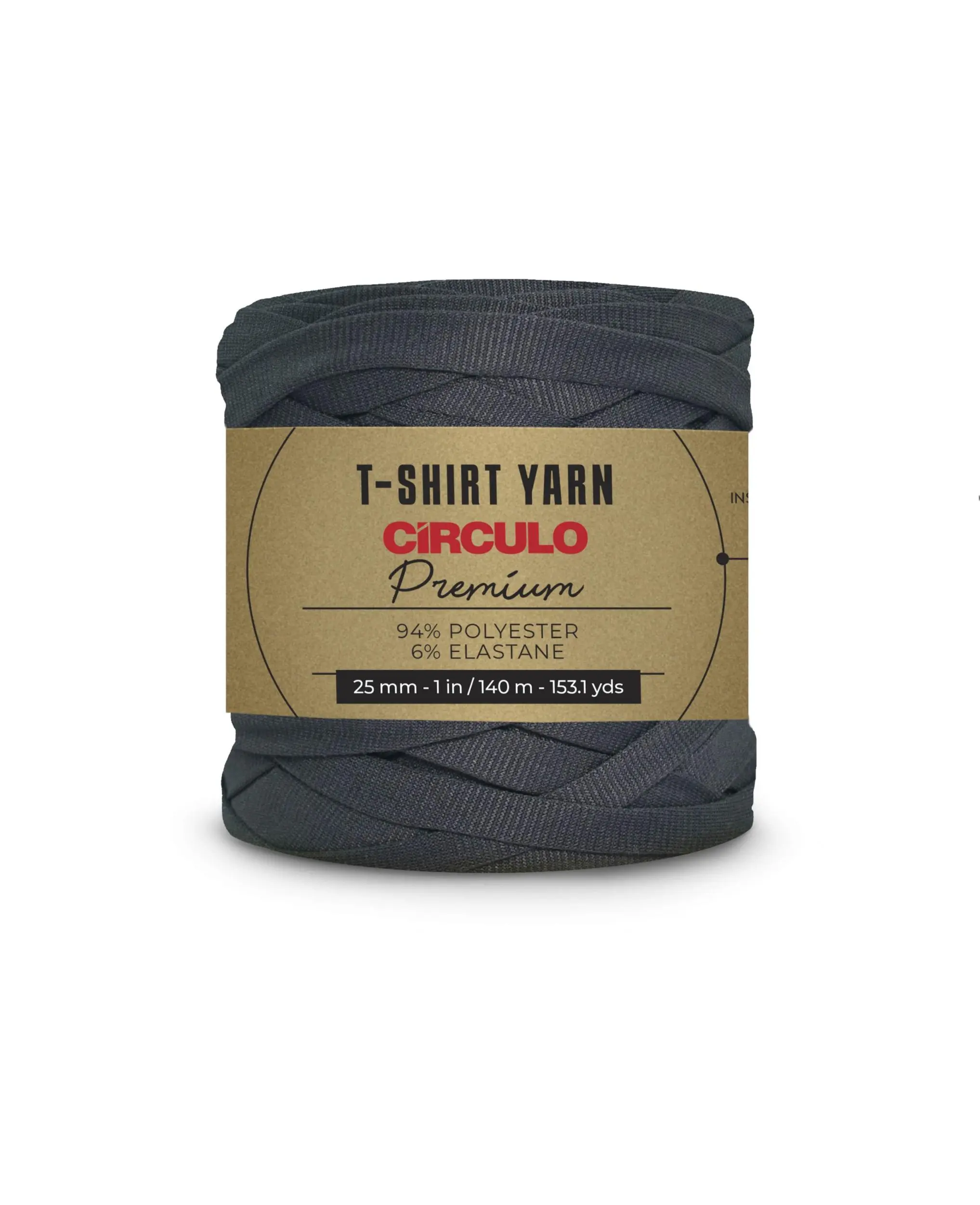 8243 PREMIUM T-SHIRT YARN (94% поліестер, 6% еластан, 270гр. 140м 4 мот. в уп.)