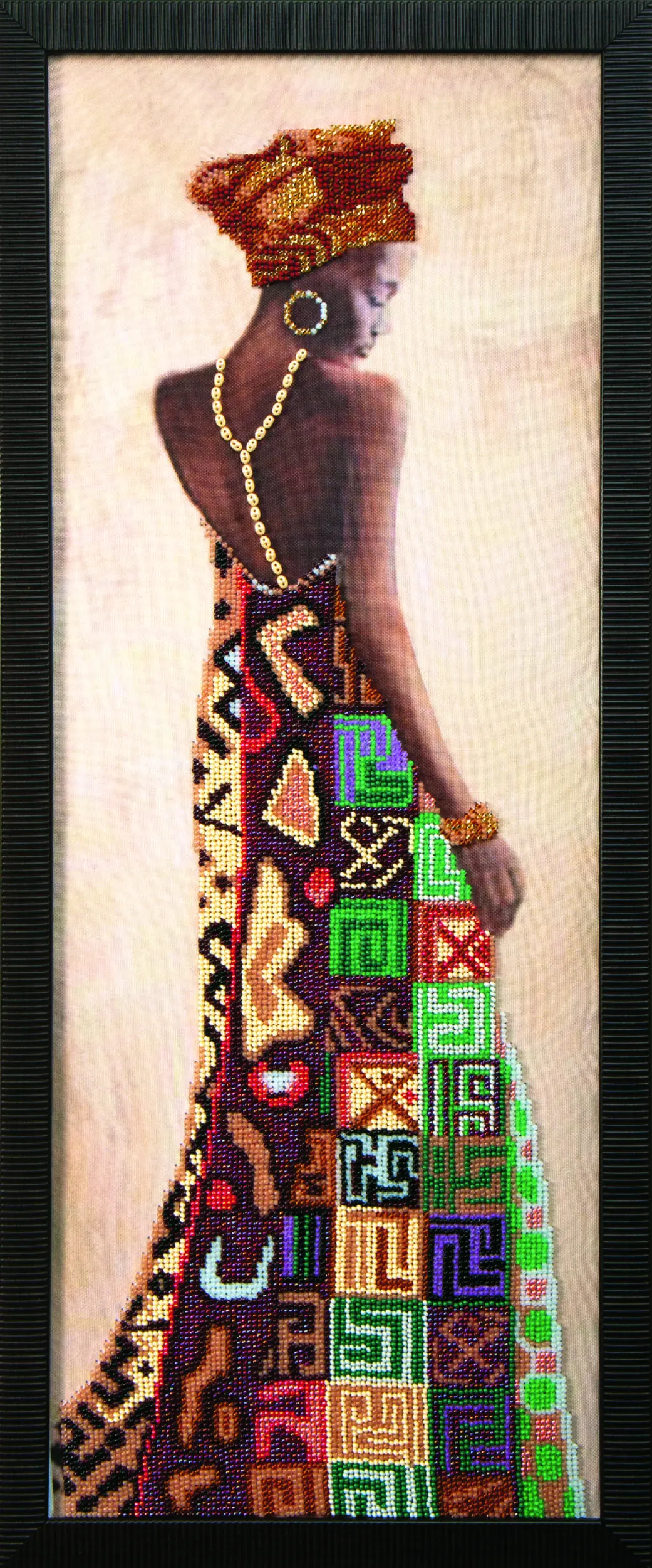 Набір для вишивання бісером Чарівна Мить Б-703 Африканська принцеса