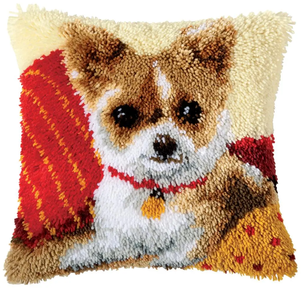 PN-0014183 Набір для вишивання подушки (килимарство) Chihuahua Чихуахуа