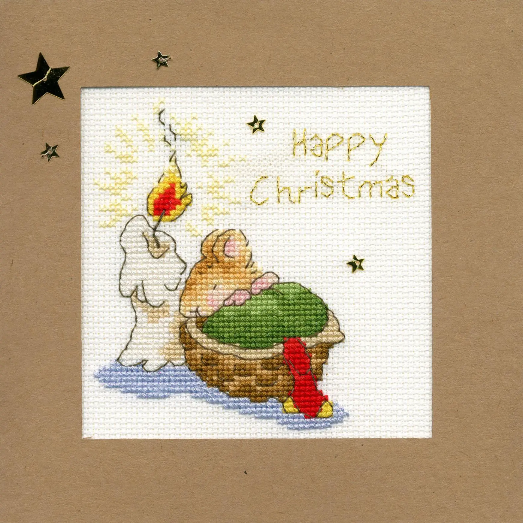 XMAS19 Набір для вишивання хрестом (різдвяна листівка) First Christmas Перше Різдво Bothy Threads 