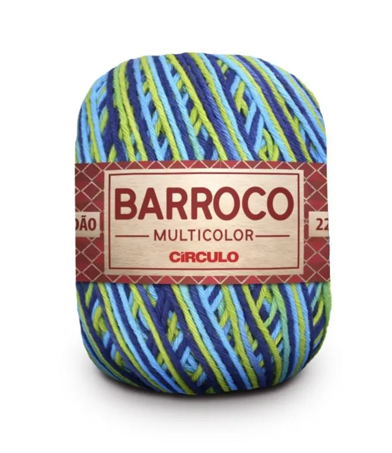 9894 BARROCO MULTICO (100% бавовна, 200гр. 226м. 6 мот. в уп.)