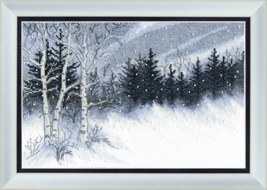 ВТ-099 Набір для вишивання хрестиком Crystal Art Зимова ніч