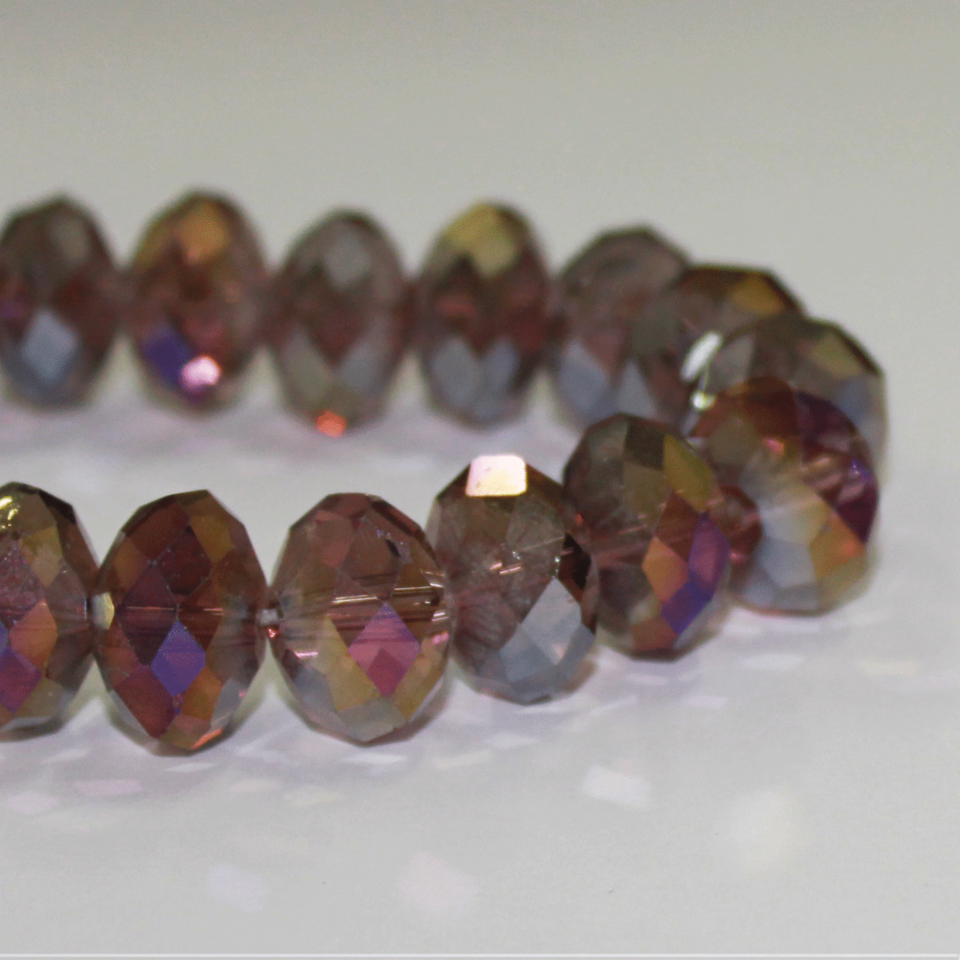 11316/008ABC,10X14 MM,40шт/нитка Crystal Art намистини