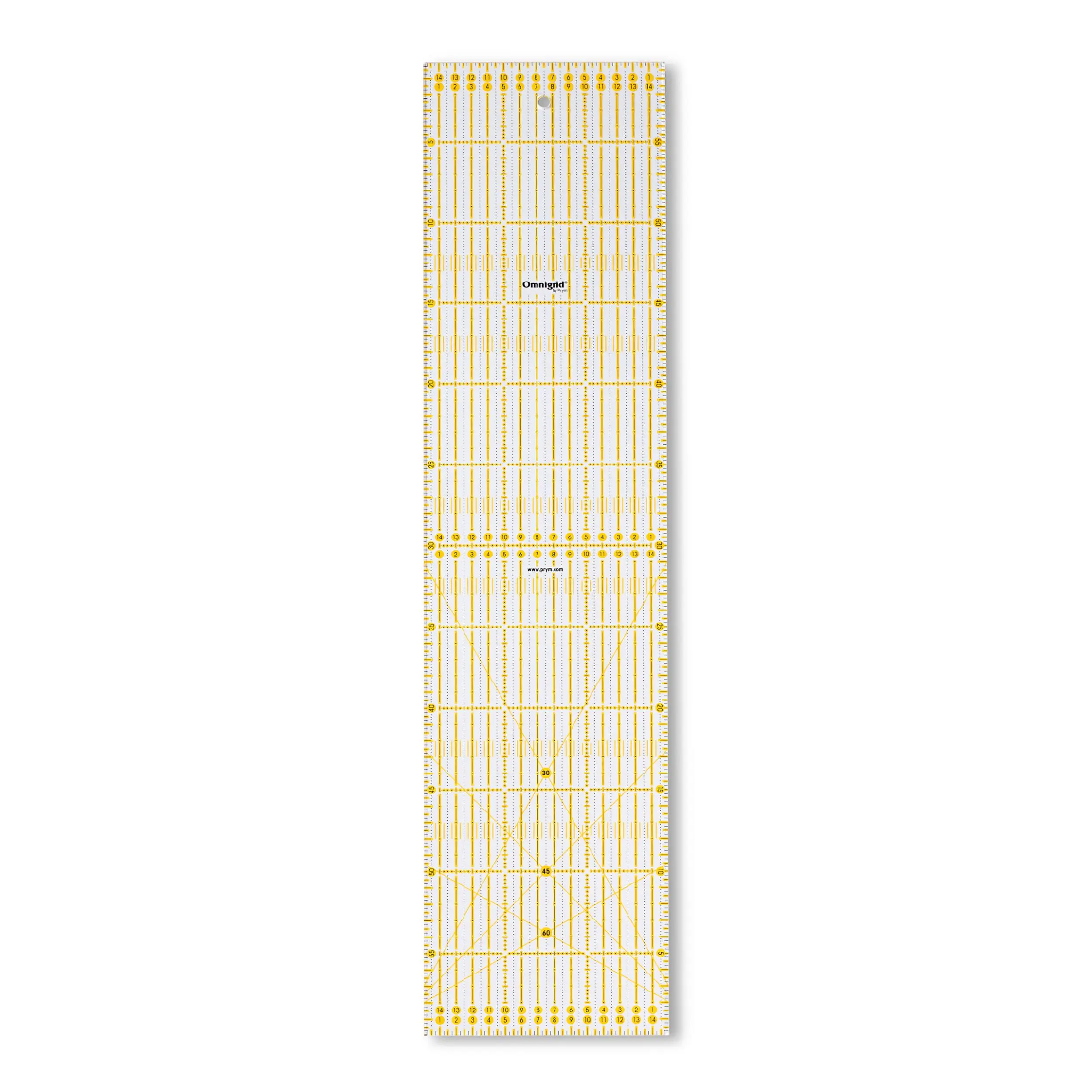 611308 Універсальна лінійка з сантиметровою шкалою (15 см x 60 см), Prym