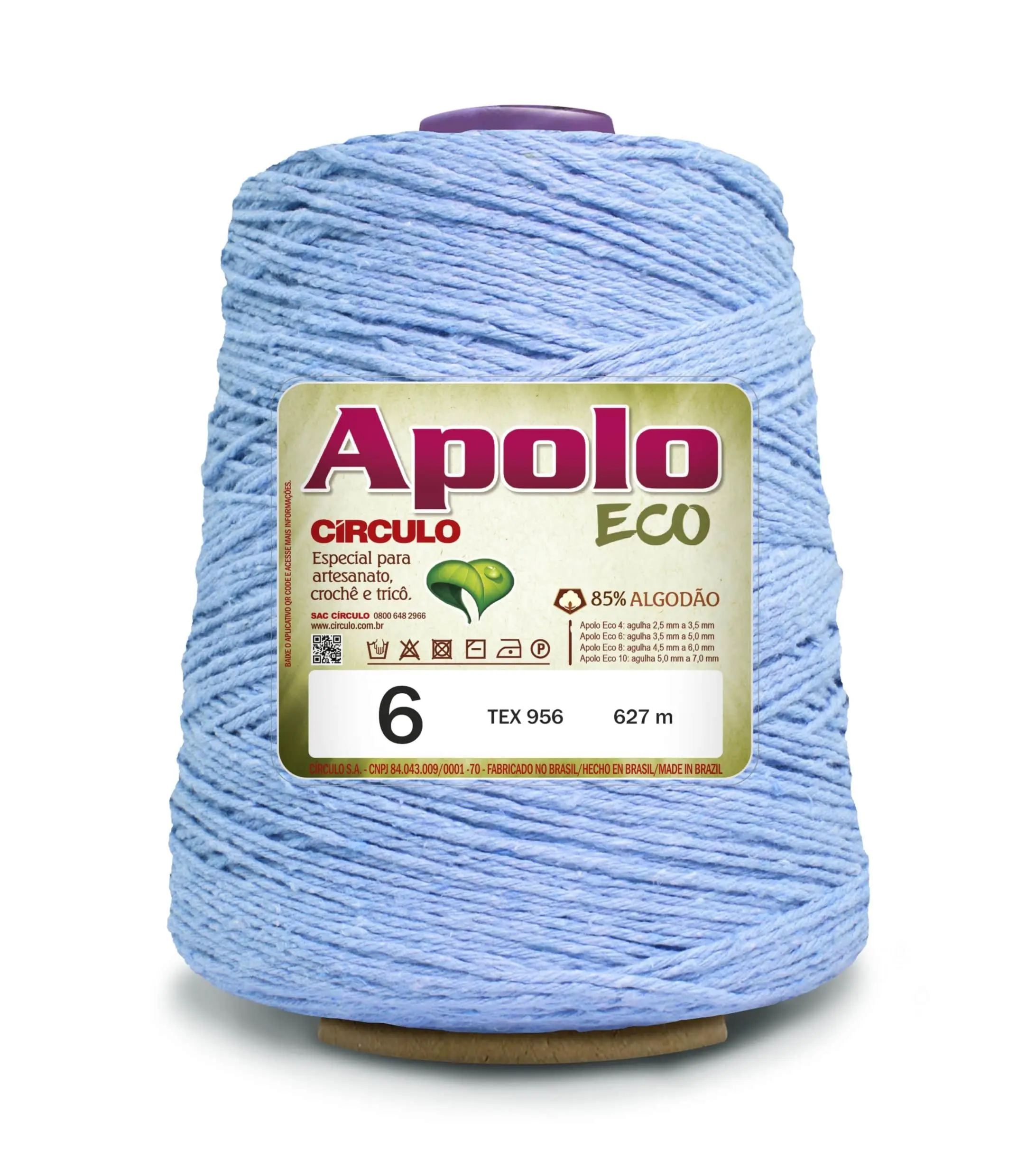 2373 APOLO ECO 6 (85% бавовна, 15% волокна, 600гр, 627м 1шт)