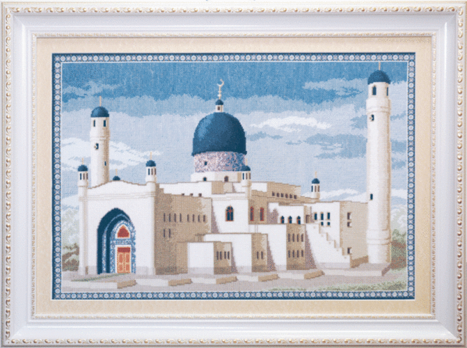 Набір для вишивання хрестиком Чарівна Мить М-10 Мечеть Імангалі, Казахстан